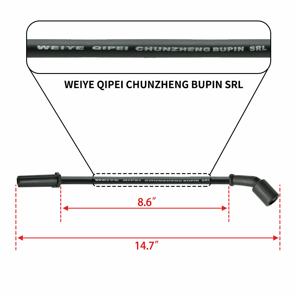 8 set Performance KIT 41-962 Spark Plugs UF413 Ignition Coils Wire Set For Chevy