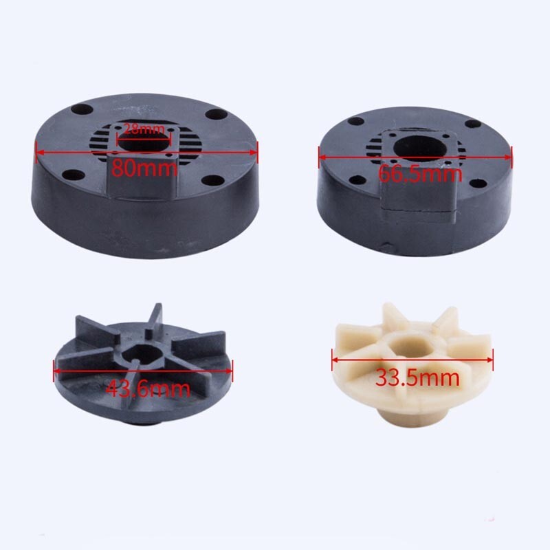 Round Type 800W Air Cooling Spindle Fans Plastic Material