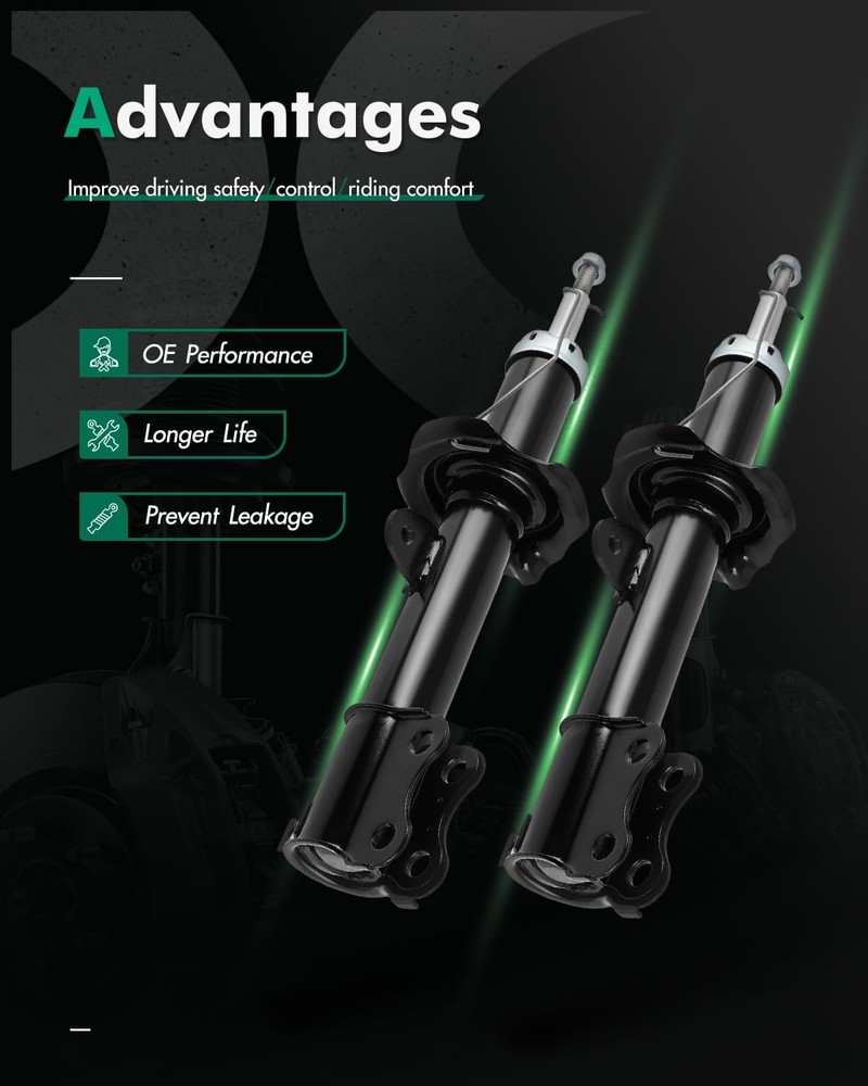Front Shock Absorbers for Versa Versa Note 2012-2019 332152