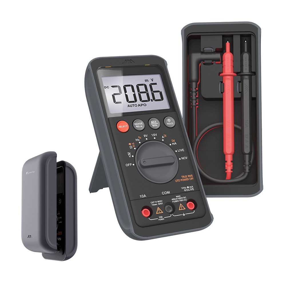 6000 Counts with DC/AC Voltmeter; Measures Voltage Digital Multimeter Tester