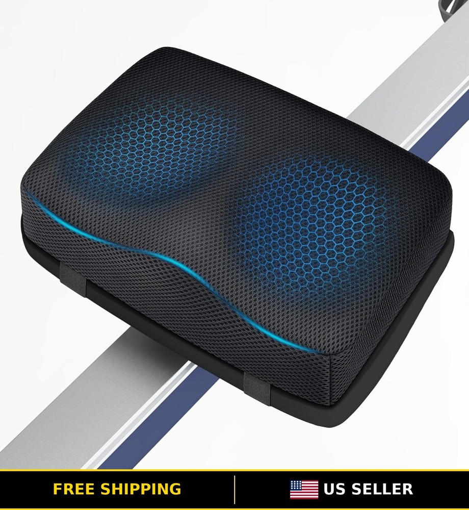 Memory Foam Seat Cushion for Rowing Machines - Rower Pad Accessory