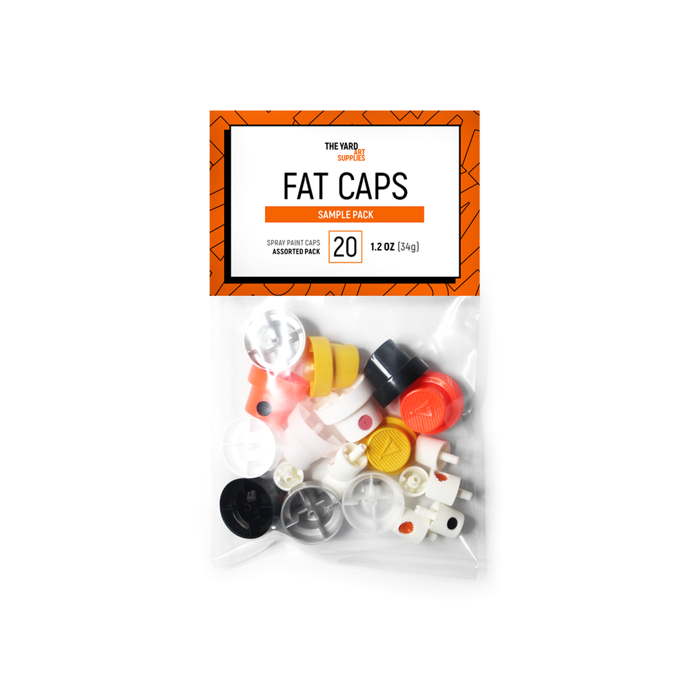 Fat Caps Sample Pack (20) Spray Paint Caps Graffiti Art Tips