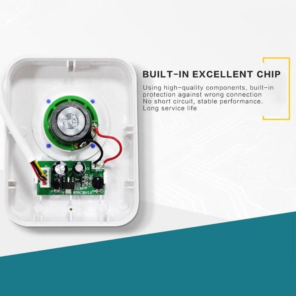 Hotel Home Office Wired Doorbell DC 12V Wire Access Security Control System