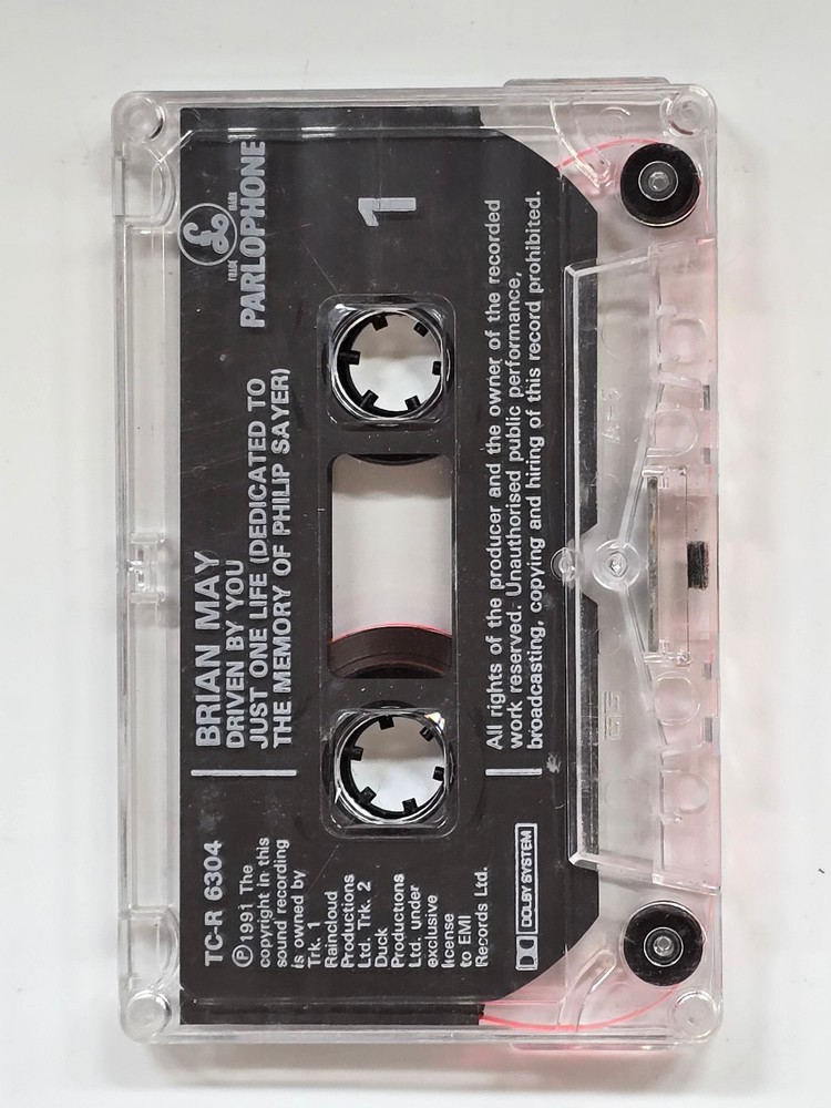 Brian May – Driven By You (single) - Cassette Tape