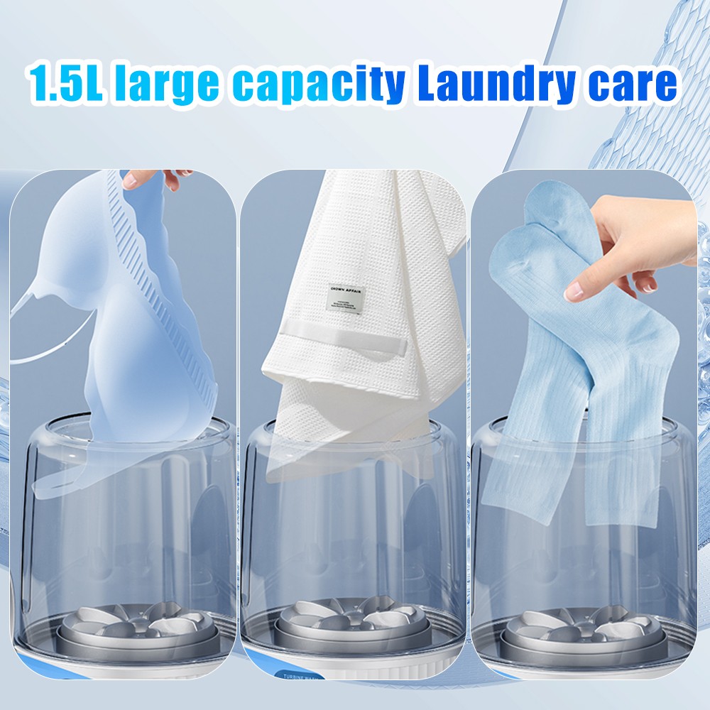 Portable Mini Underwear Compact Washer Machine USB Laundry Cleaner