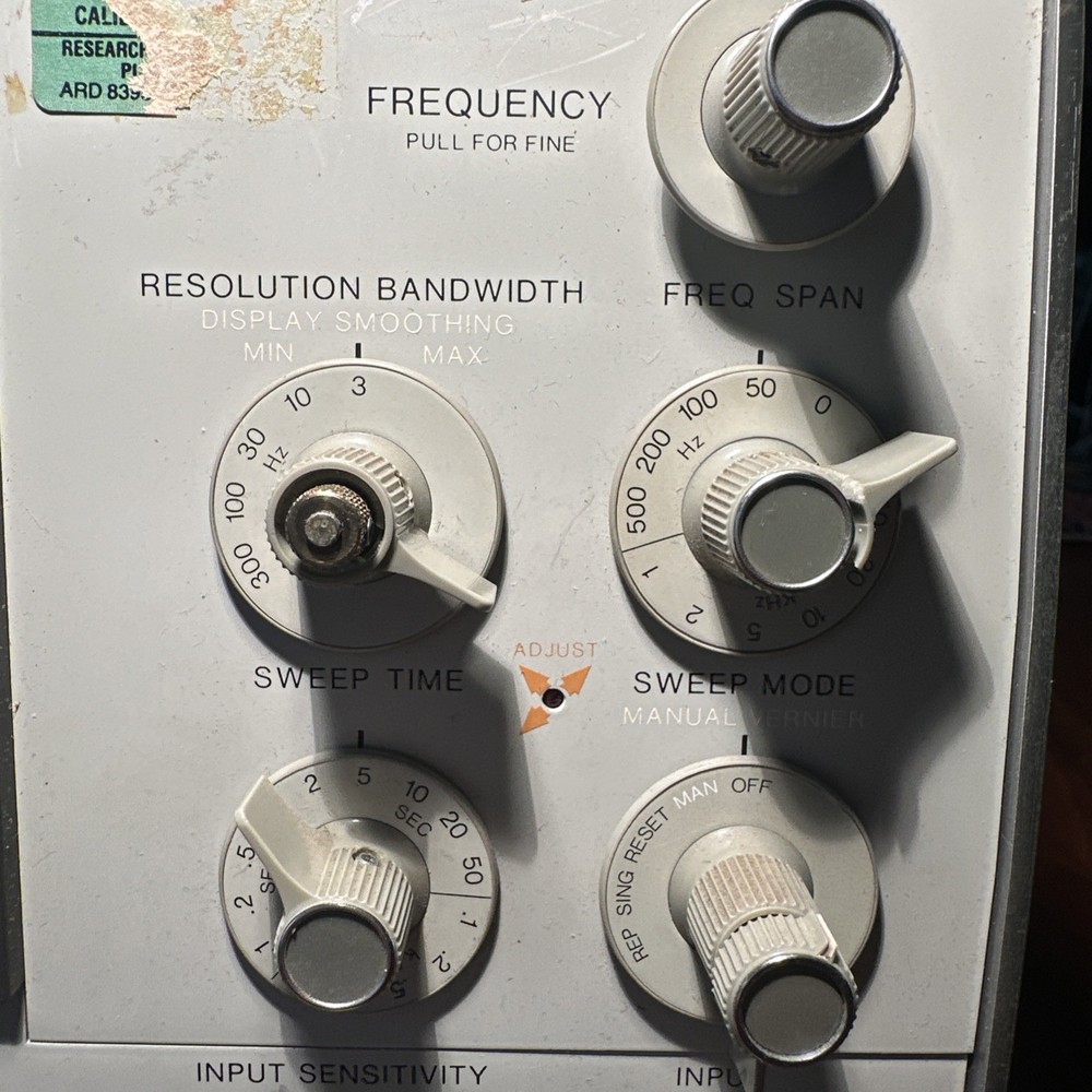 HP 3581A Wave Analyzer