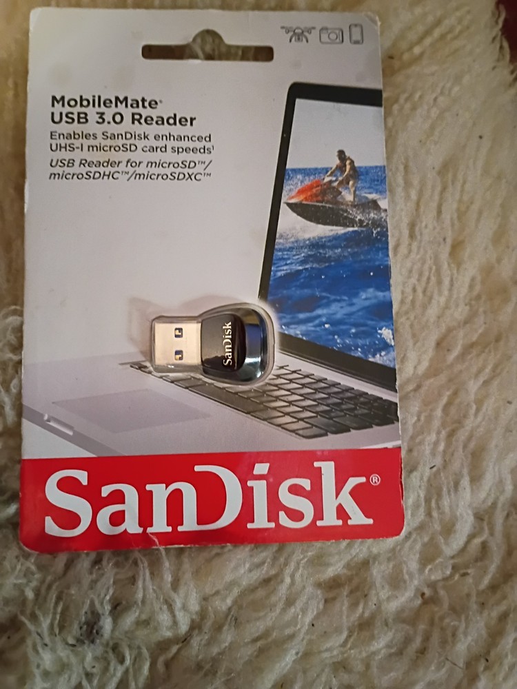 SanDisk Mobile Mate B531 micro SD micro SDHC Card USB 3.0 Reader 170MB/s