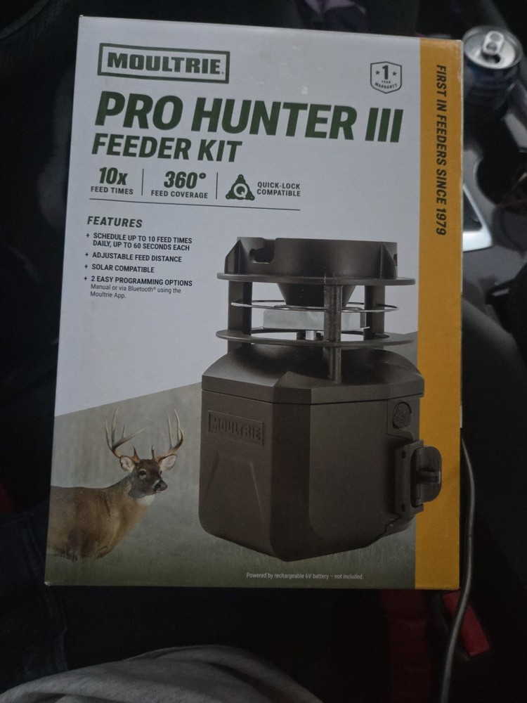Moultrie Pro Hunter III Feeder Kit, 360 Degree Coverage