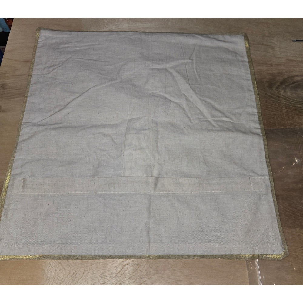NWT 2 metallic skull Pillowcases 19x19 SAATVIK