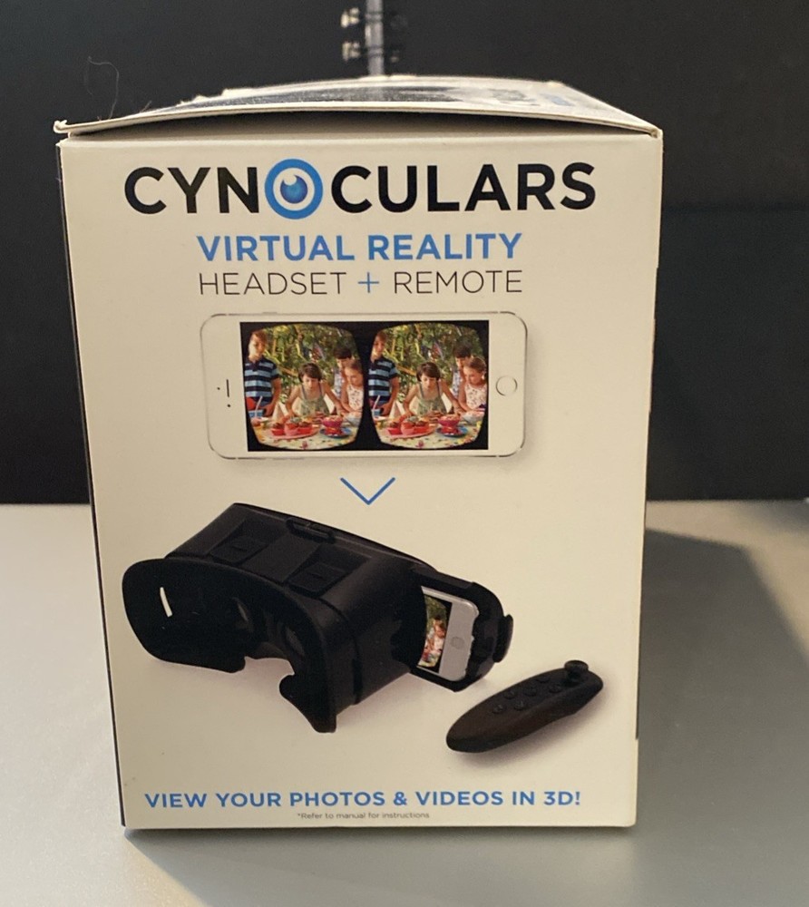 Hype Cynoculars Virtual Reality Headset/Remote for iPhone and Android Not Tested