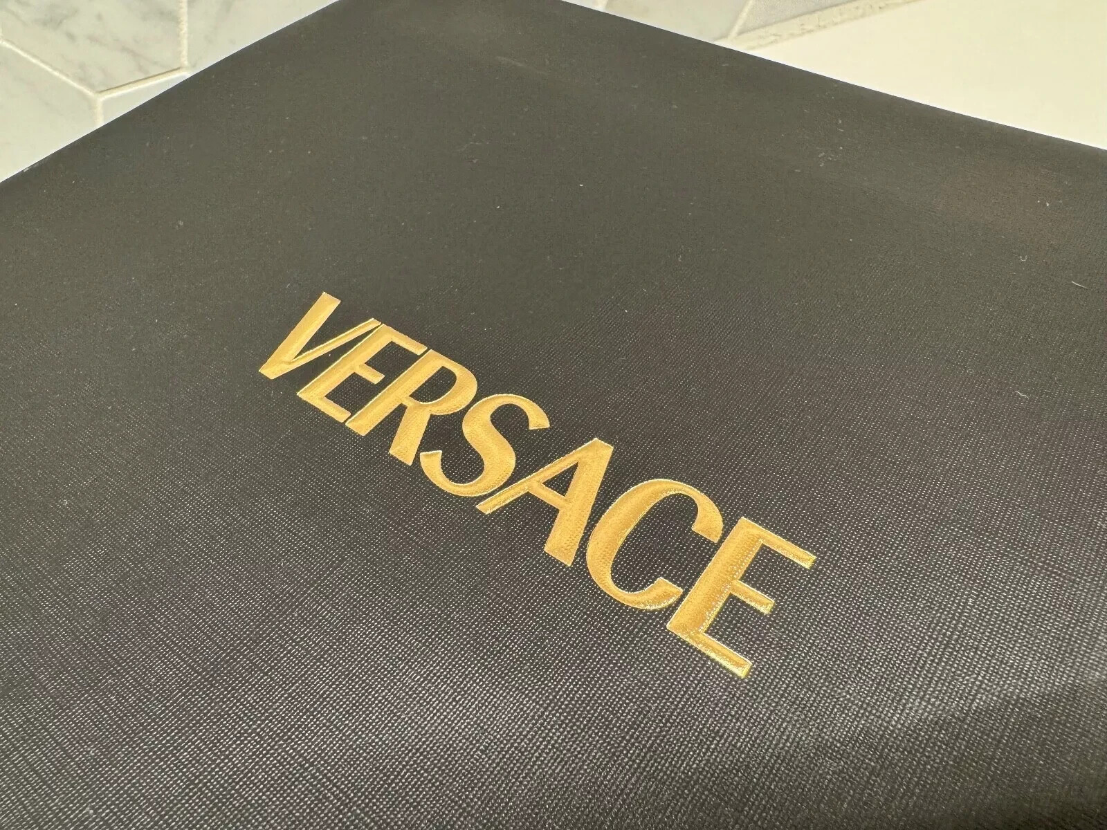 Versace Shopping Bag & Gift Box Black/Gold - Small, Medium, Large - Choose Size