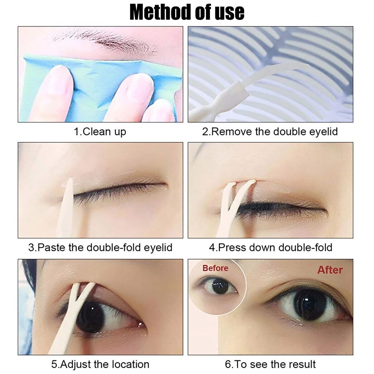 Double Eyelid Tape Invisible Adhesive Eye Lift Strips Makeup Lace Sticker 360pcs