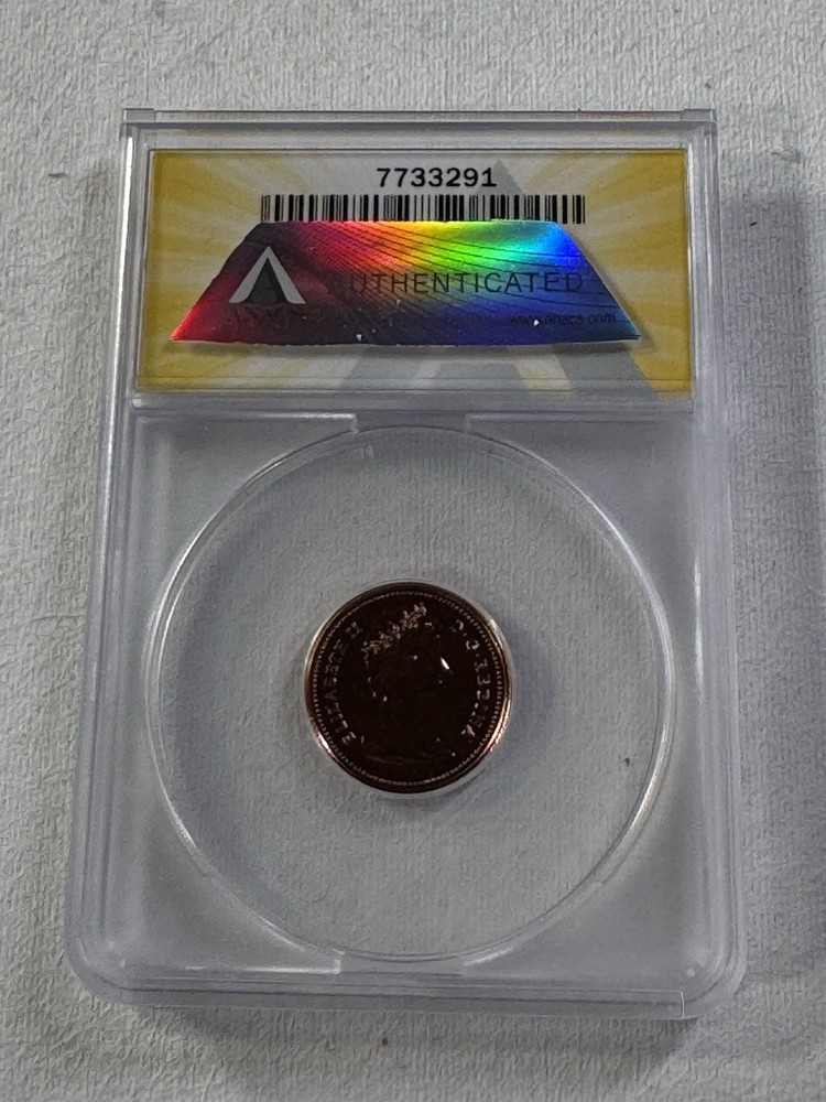 1981 Canada 1 Cent Proof Like Graded MS 66 RD by ANACS