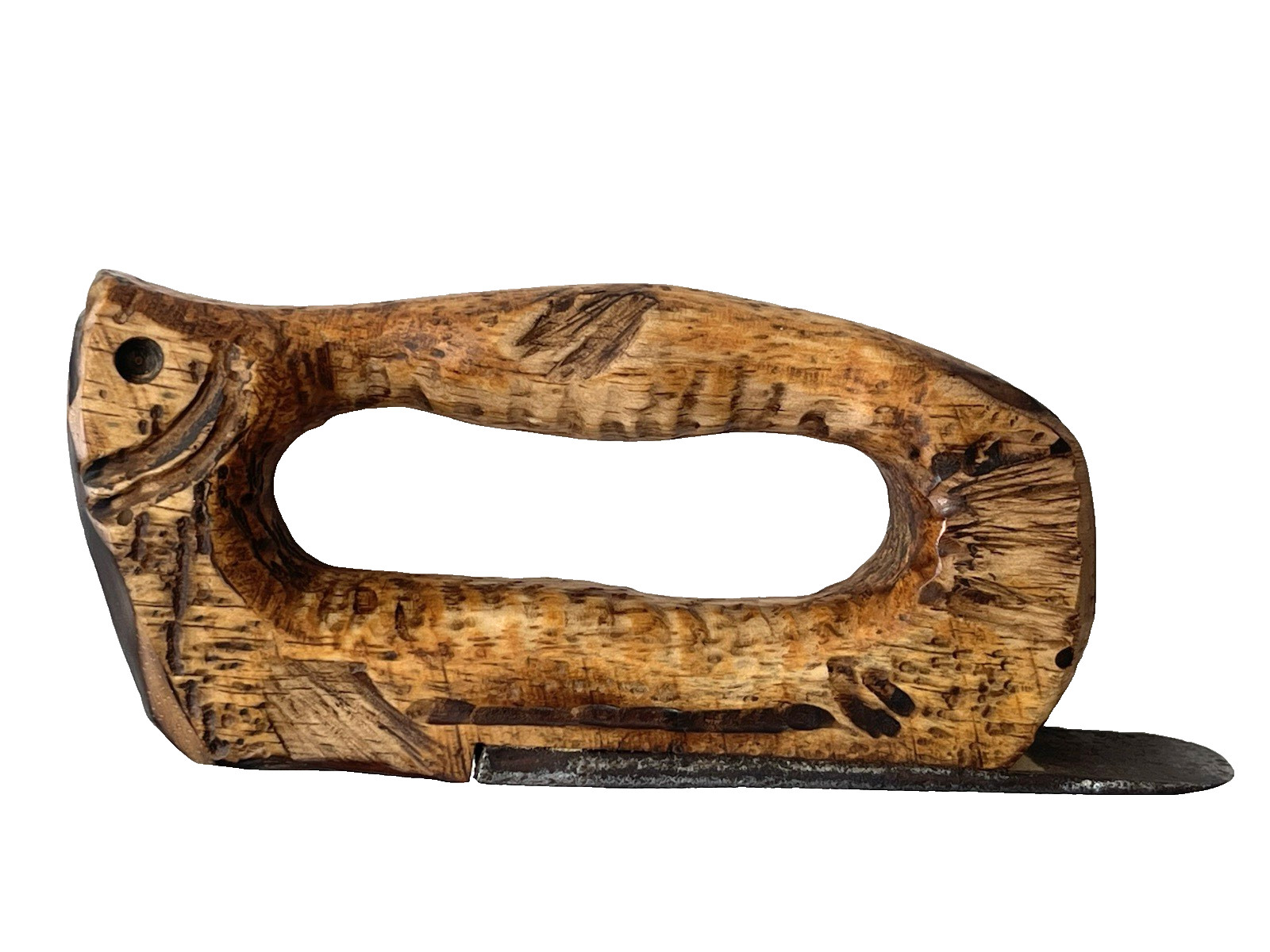 D-Shaped Pacific Northwest Coast Indigenous Adze (Modern Reproduction) 8"L x 3"T