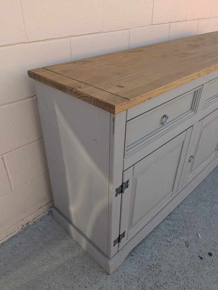 Modern Regency Wood Console Media Entryway Sofa Sideboard Table