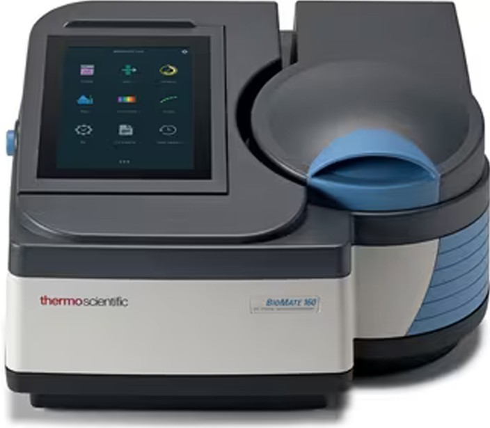Thermo BIOMATE 160 spectro, unused + VisionLite 5.4 software + Filter Cal. Set