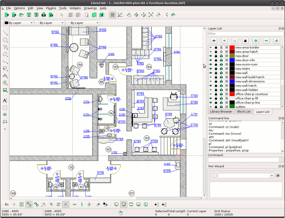 Libre Cad - 2D CAD Computer Aided Design Software Package for MAC on CD-ROM