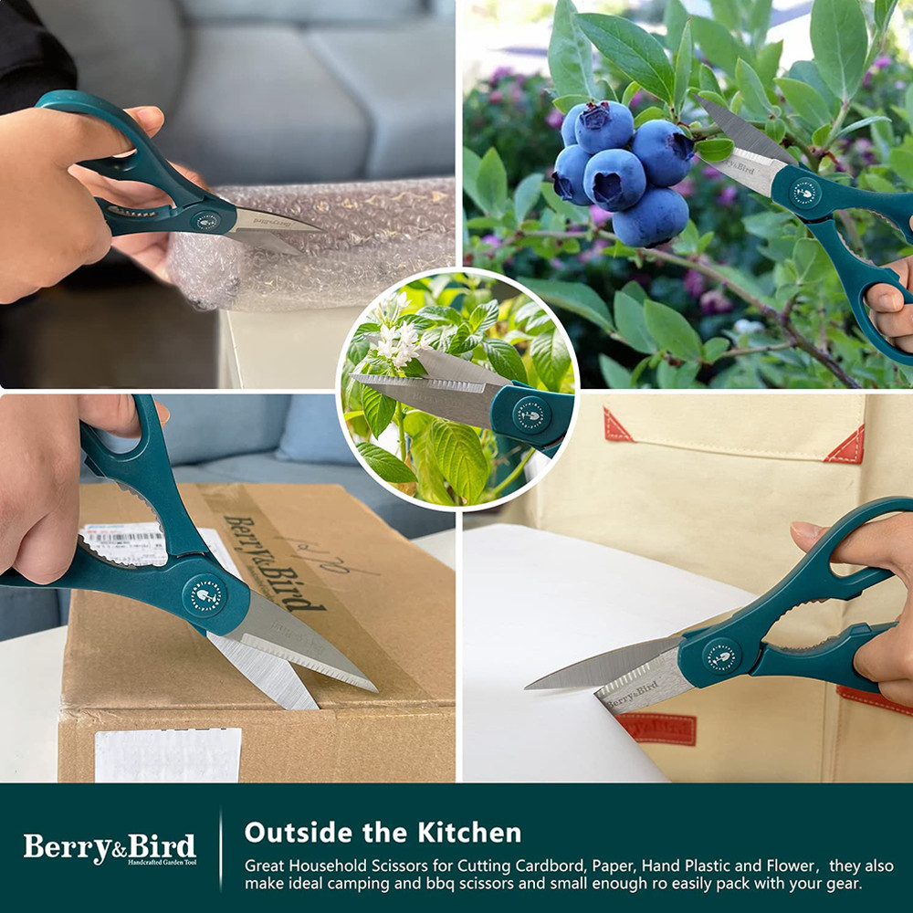 Berry&Bird Kitchen Shears Scissors Stainless Steel Multi Functional Cutting Tool