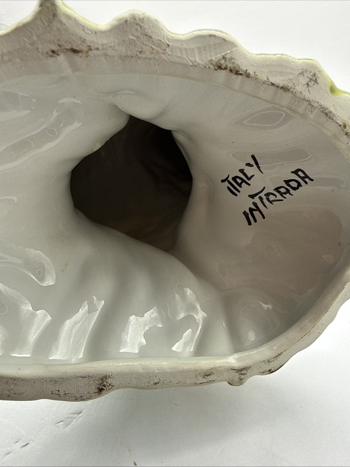 Stunning Speckled Rooster Sculpture-Italy Intrada Ceramic-16"H