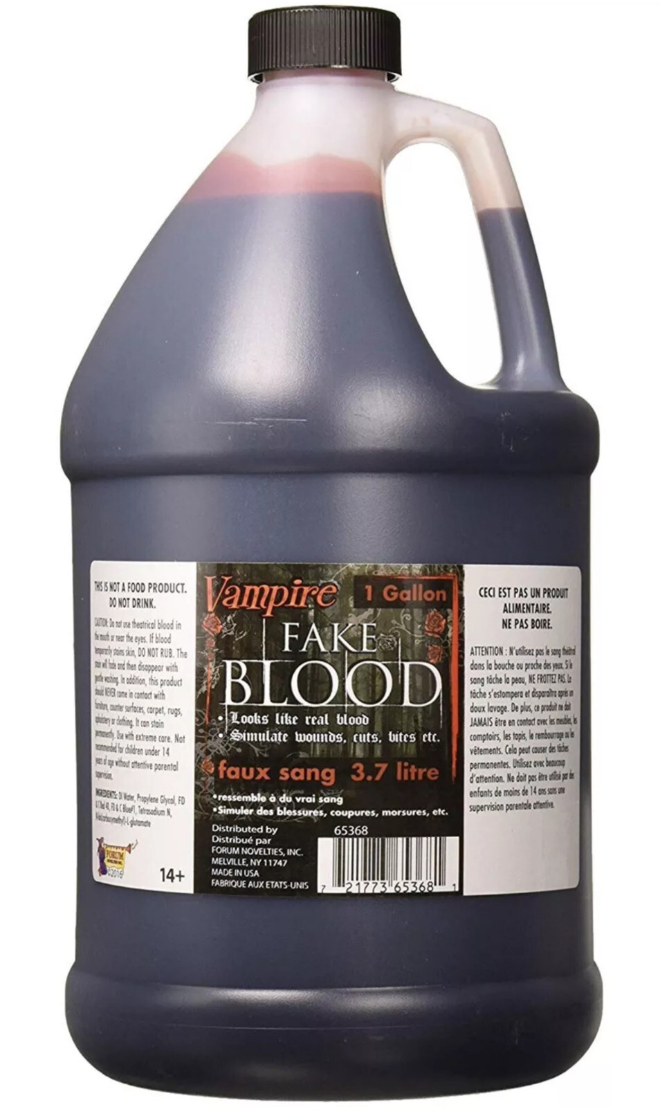 Theatrical Quality Fake Blood, 1 Gallon