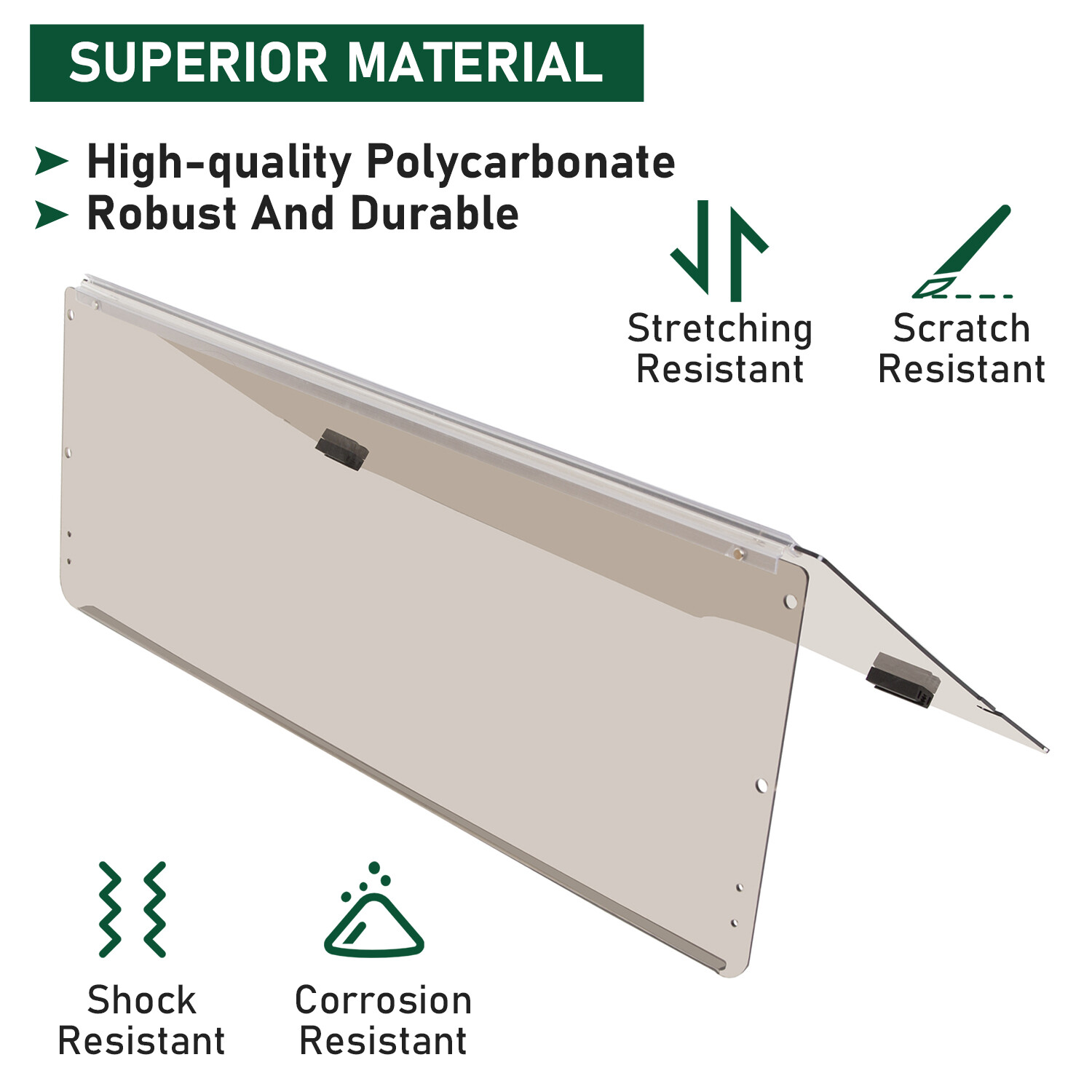 For EZGO RXV Tinted Windshield 2008-UP Folding Style *New In Box Golf Cart Part*
