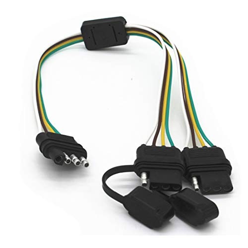 Four-way Y-splitter plug for trailer lights.