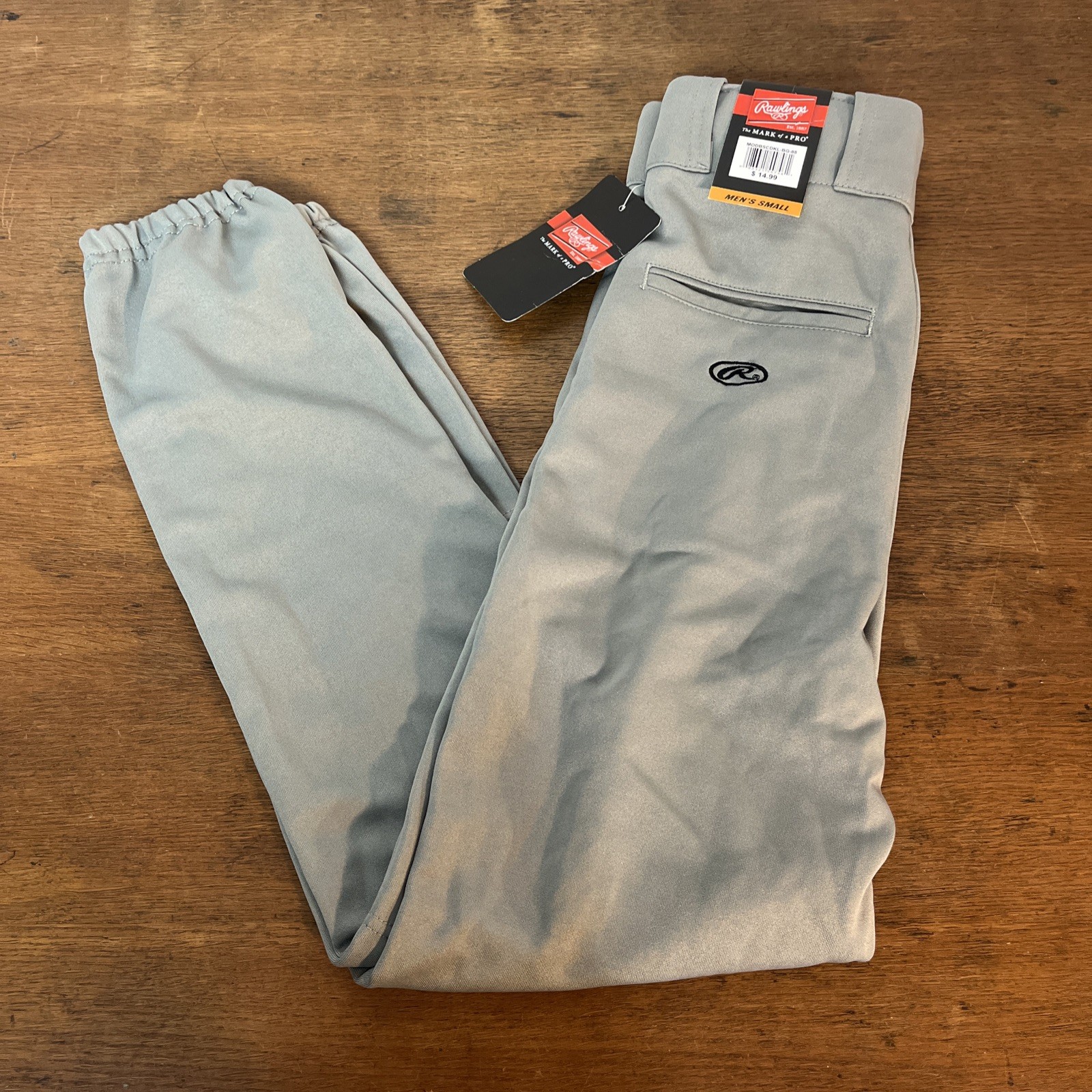 Rawlings Gray Baseball Pants Men's Small NEW