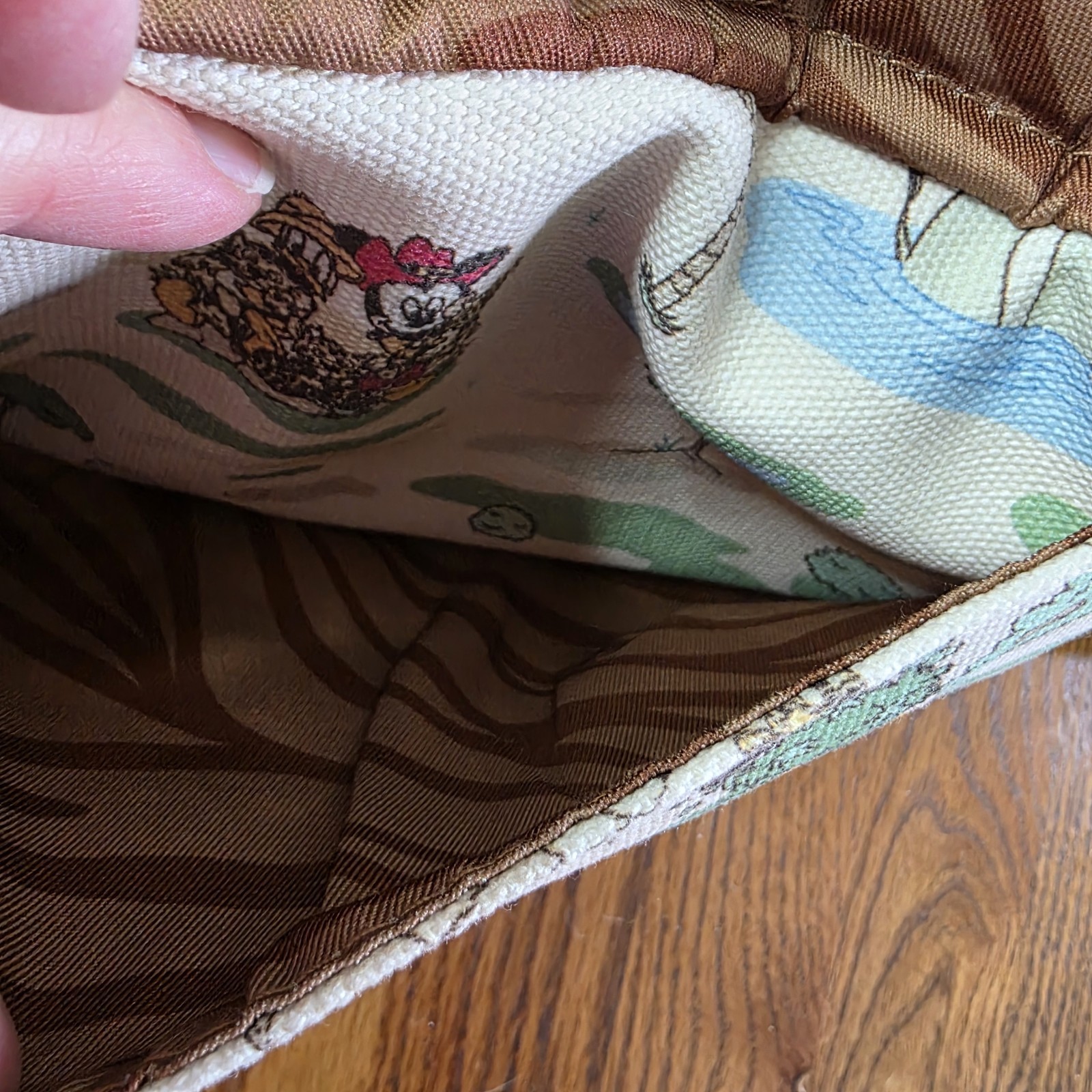 Loungefly Disney Mickey Mouse Minnie Goofy Safari Backpack Rucksack Canvas Bag