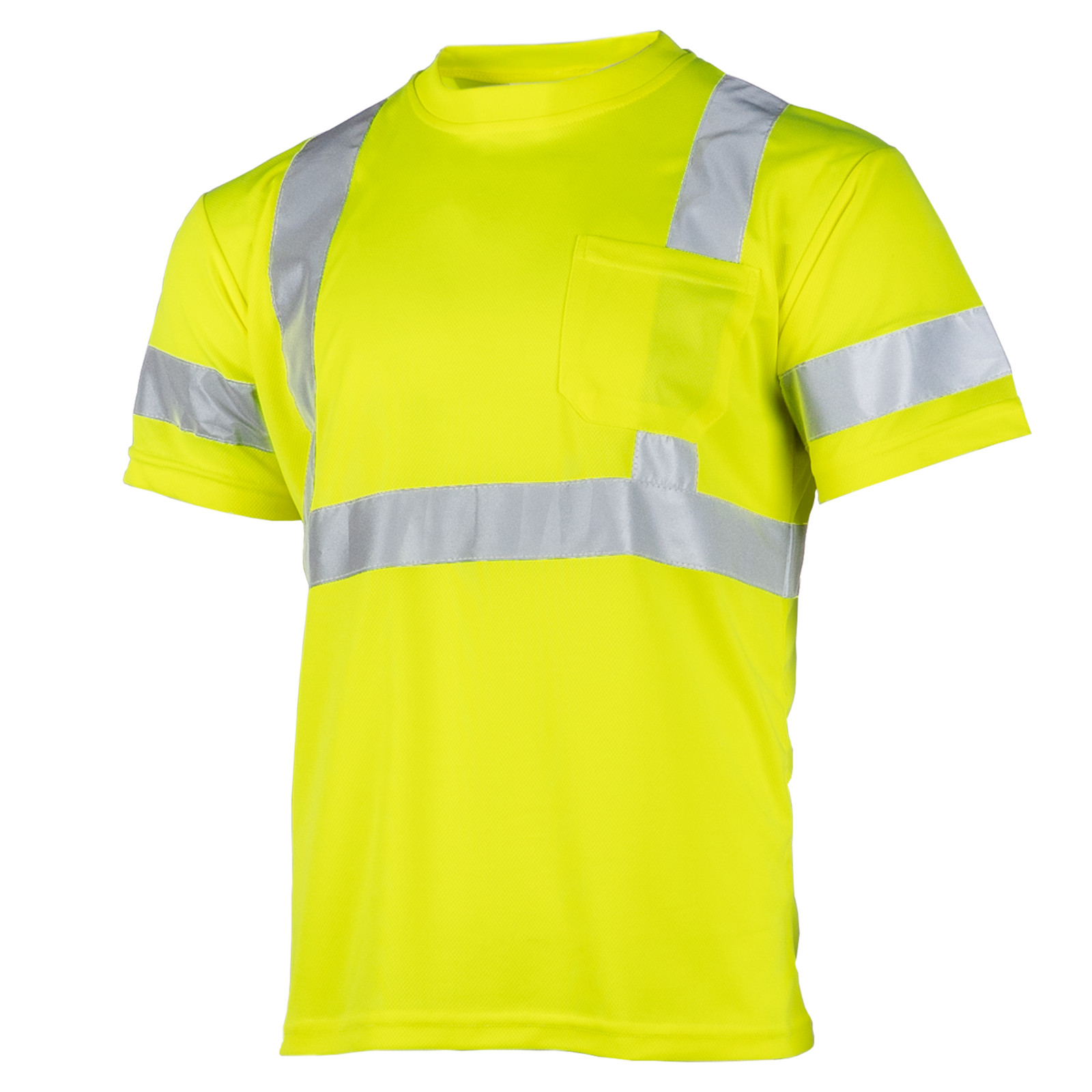 ANSI Class 3 Hi Vis T-Shirt Reflective Safety Short Sleeve