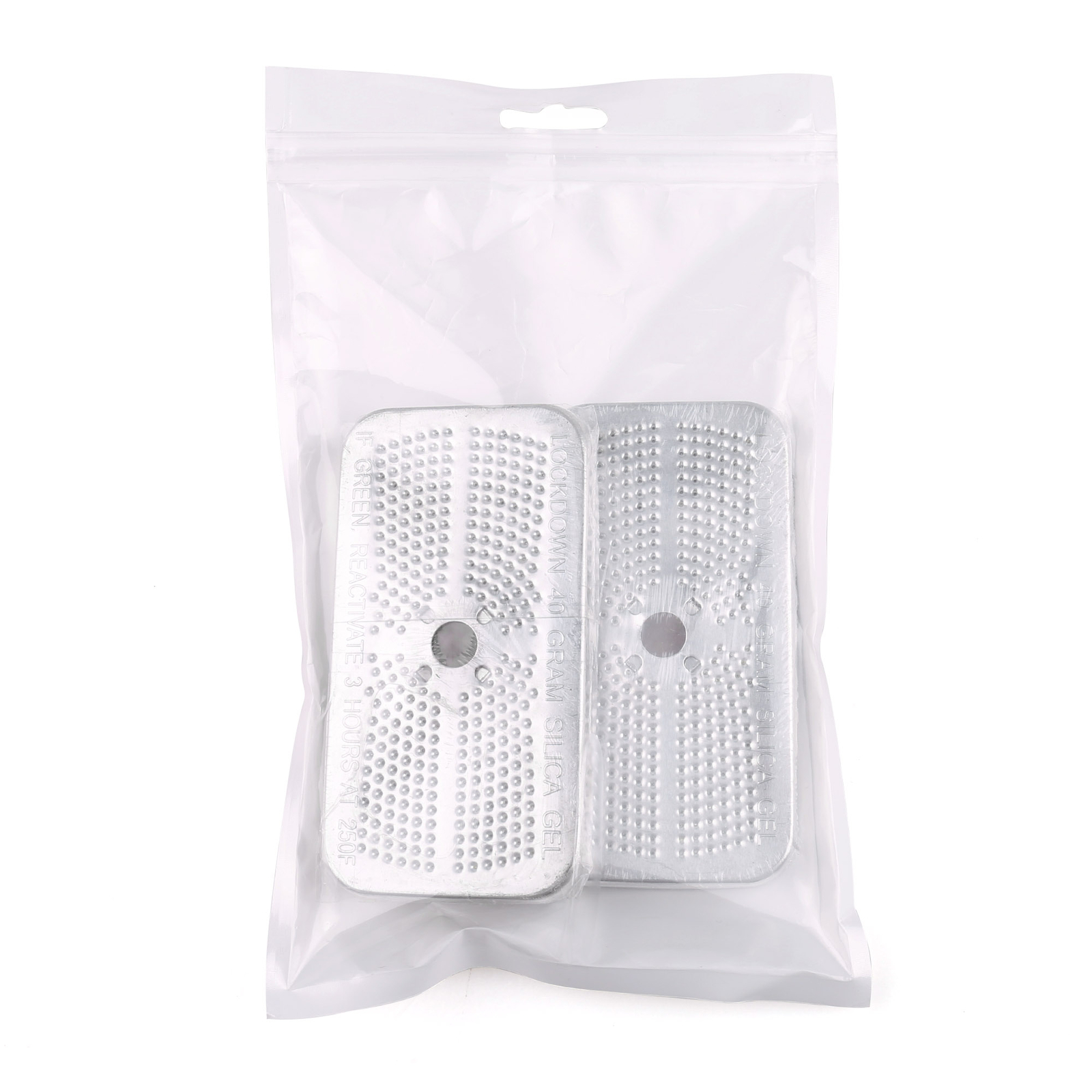 6 PACK 40 Gram Silica Gel Dehumidifier Desiccant Silica Gel Canister Reusable