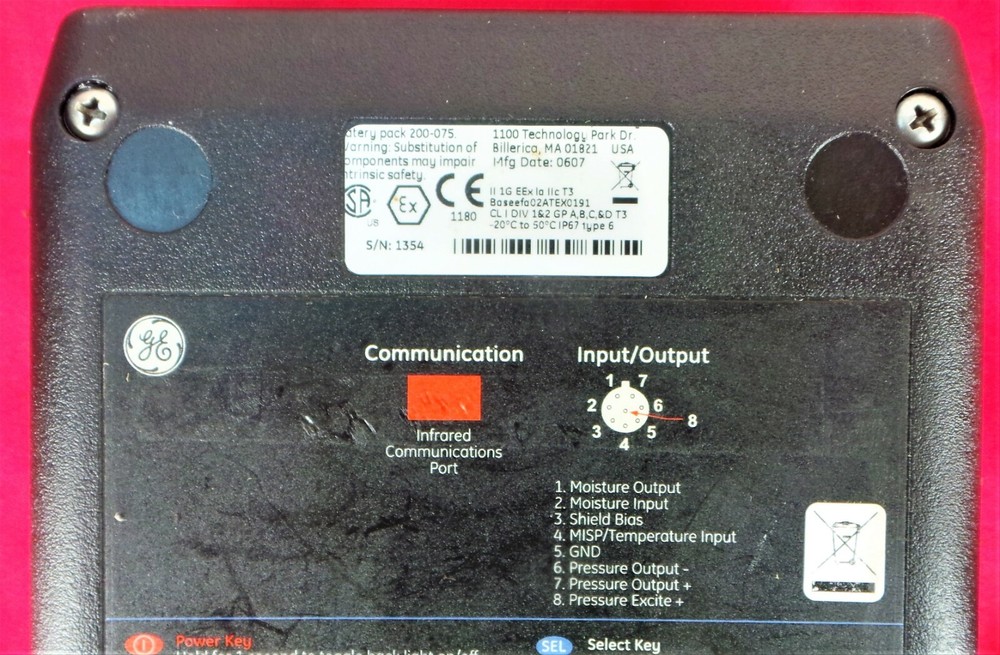 GE Panametrics PM880 Portable Hygrometer.