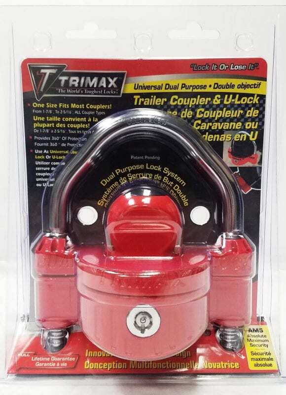 Trimax Locks UMAX25D TRAILER COUPLER ACCESSORIES