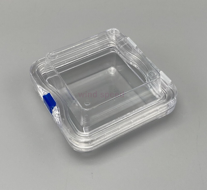 Denture False Teeth Membrane Case Container Hinged Display Box Jewelry Retainer