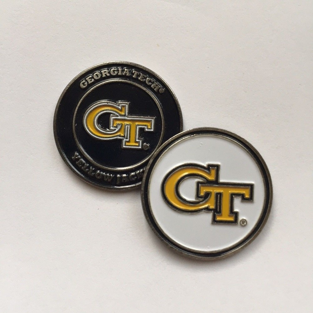 Georgia Tech Yellow Jackets Golf Ball Marker ew