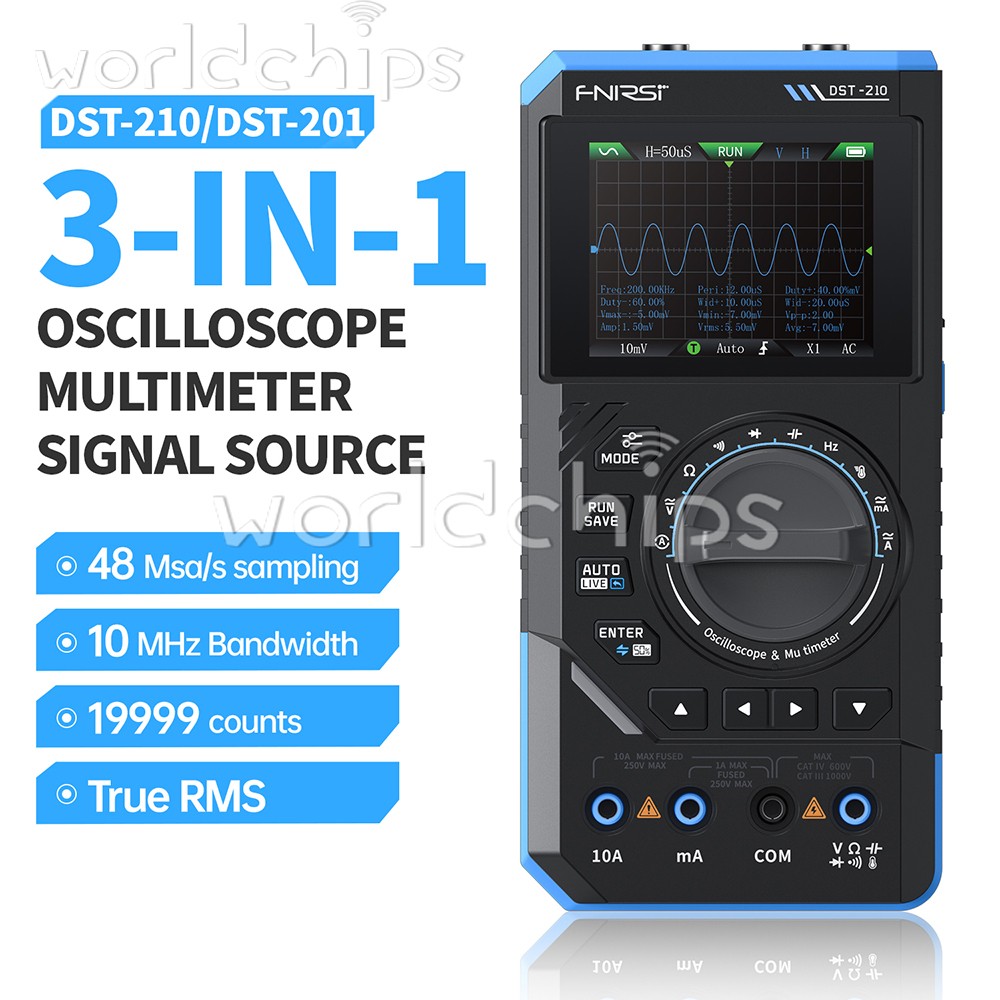 FNIRSI 2C23T 2C53T Digital Oscilloscope Multimeter Function Signal Generator