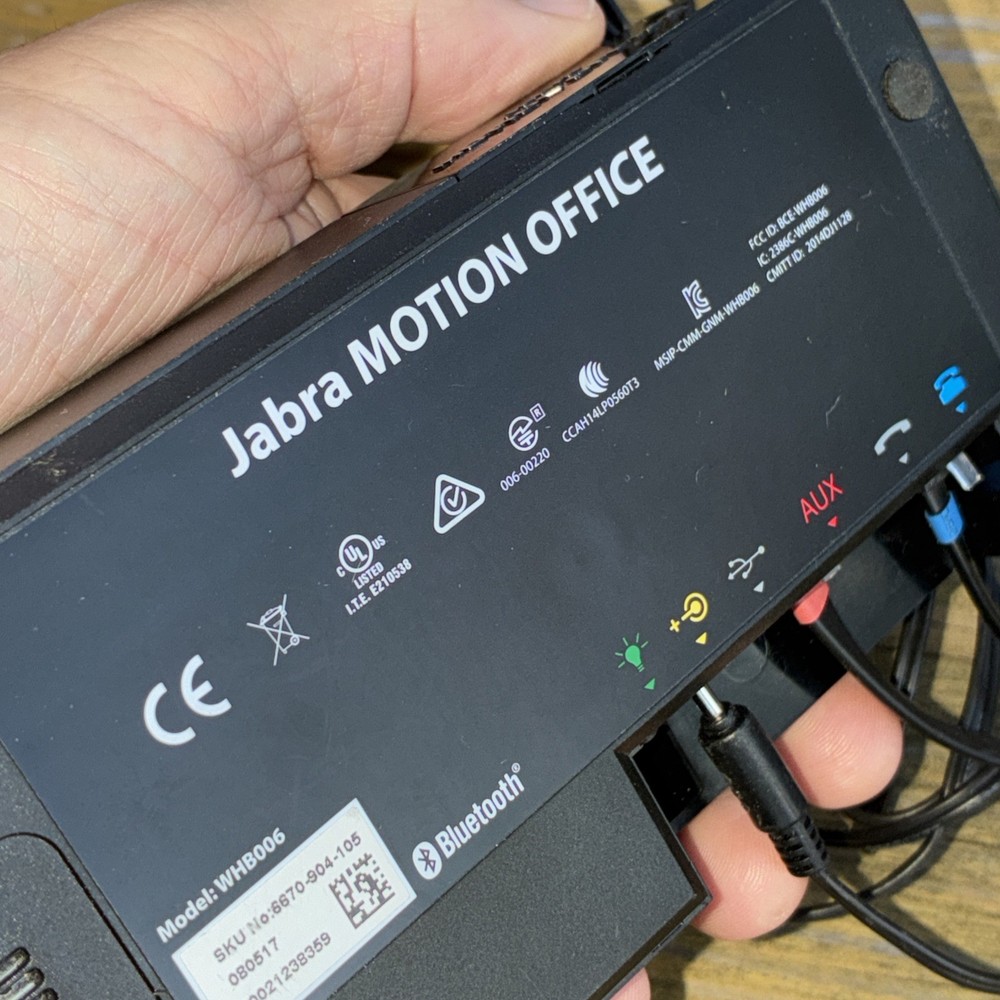 Jabra Motion Office 6670 Wireless Bluetooth Base WHB006 Only