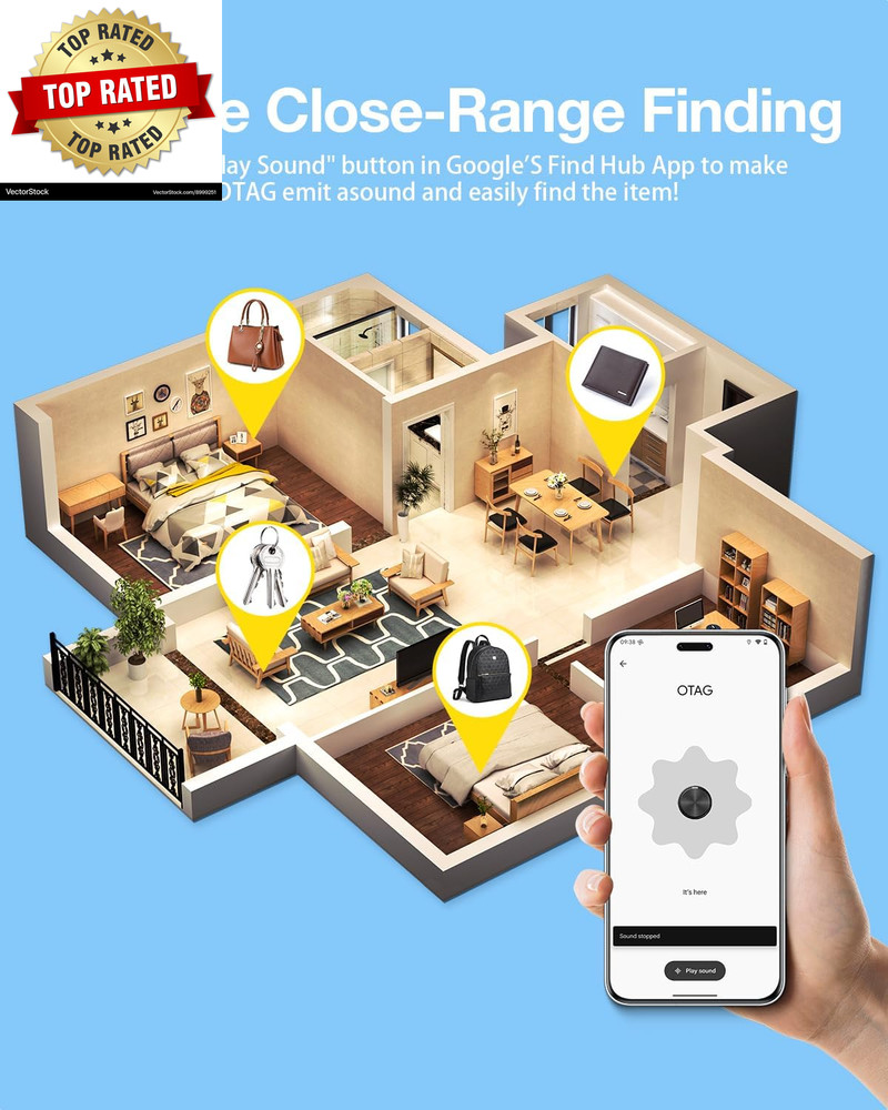 Air Tags for Android,Air Tags-4 Pack Android,Android Tracker Tags