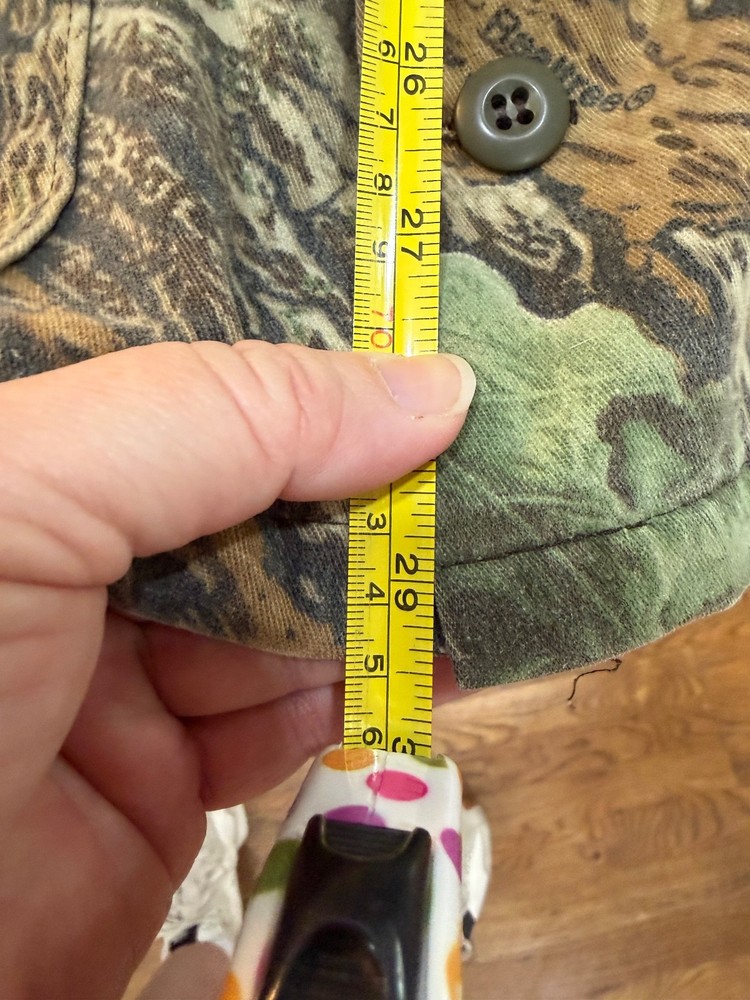 spartan realtree camp button up jacket large