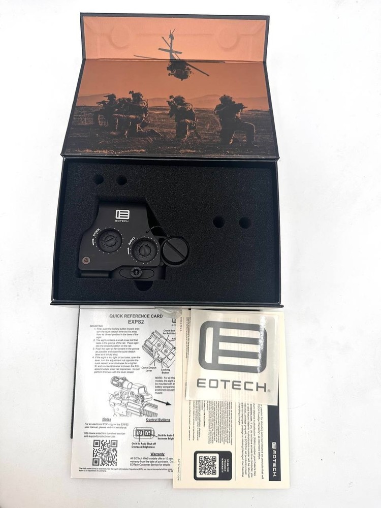 NEW EOTech EXPS2-2 Black Tactical 65MOA/2MOA/Side Button EXPS2-2 | F/SHIPPING
