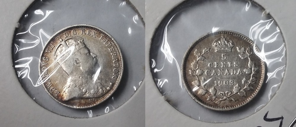 Canada 1903 Silver 5 cents