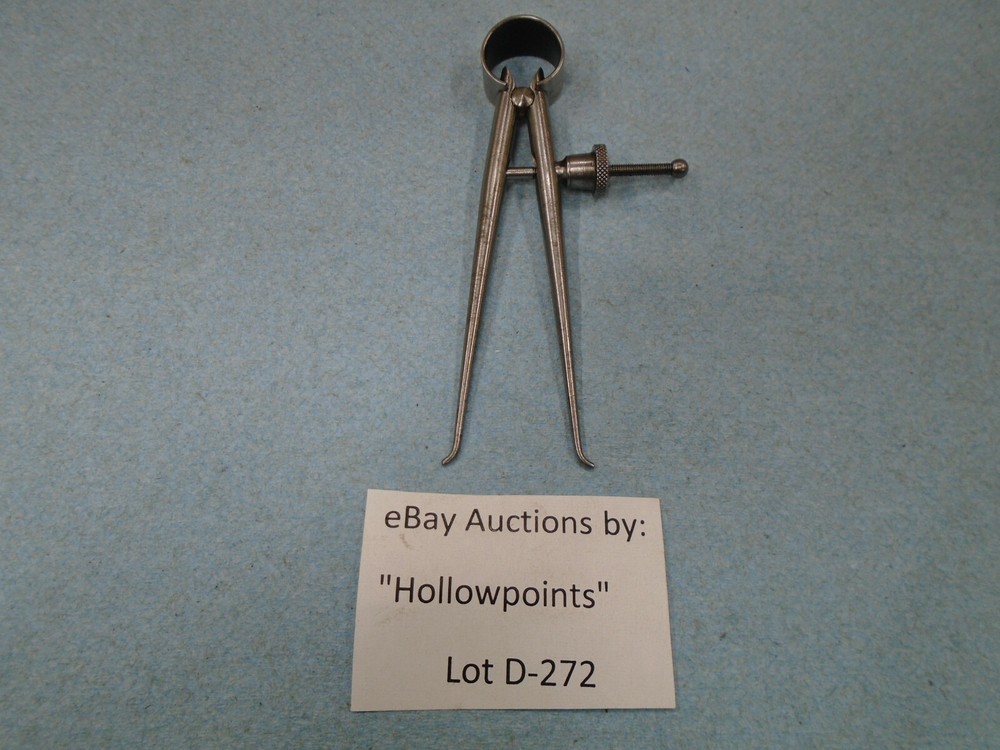 Lufkin 142 ToolMakers 3" Inside Caliper Round Leg Solid Nut for Machinist D272