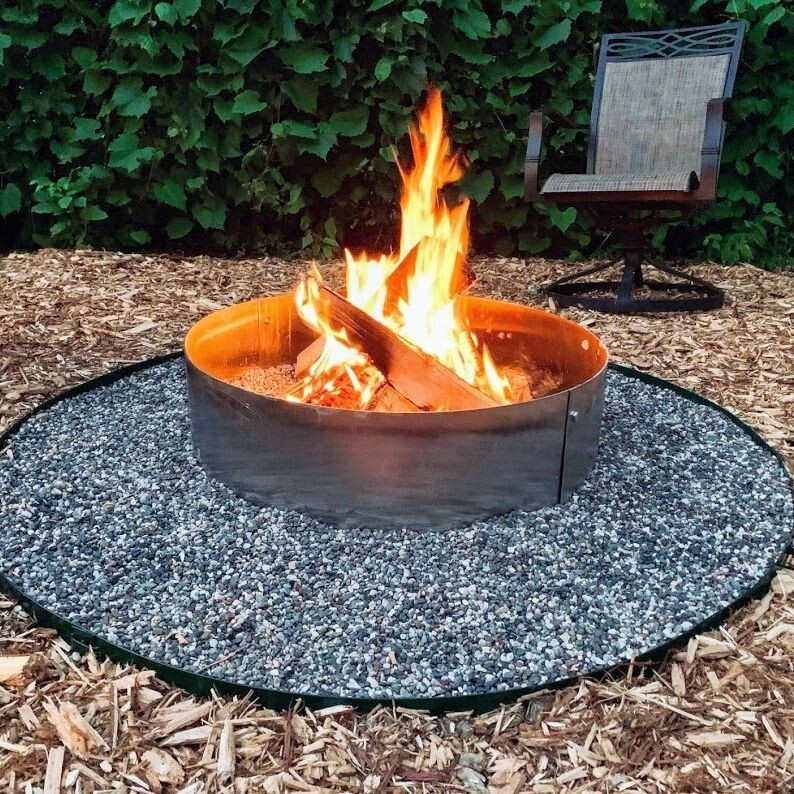 Fire Pit Liner Campfire Ring 40 Diameter x 16" Deep