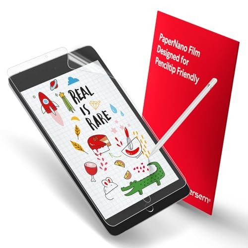 2 Pack Paperfeel Screen Protector Compatible with iPad Mini 5 (2019) & iPad