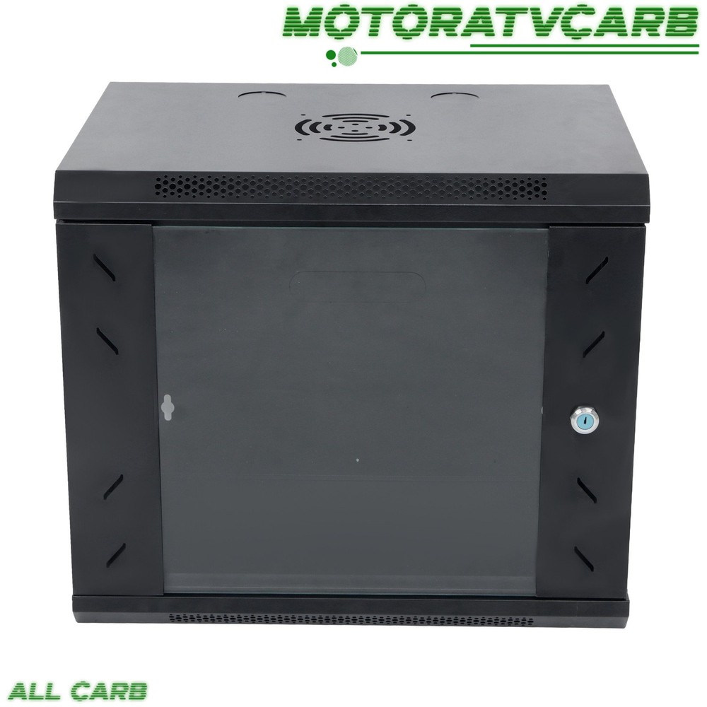 ALL-CARB 1 × 9U Server Rack Enclosure Maximum depth 15.5" wall mount network