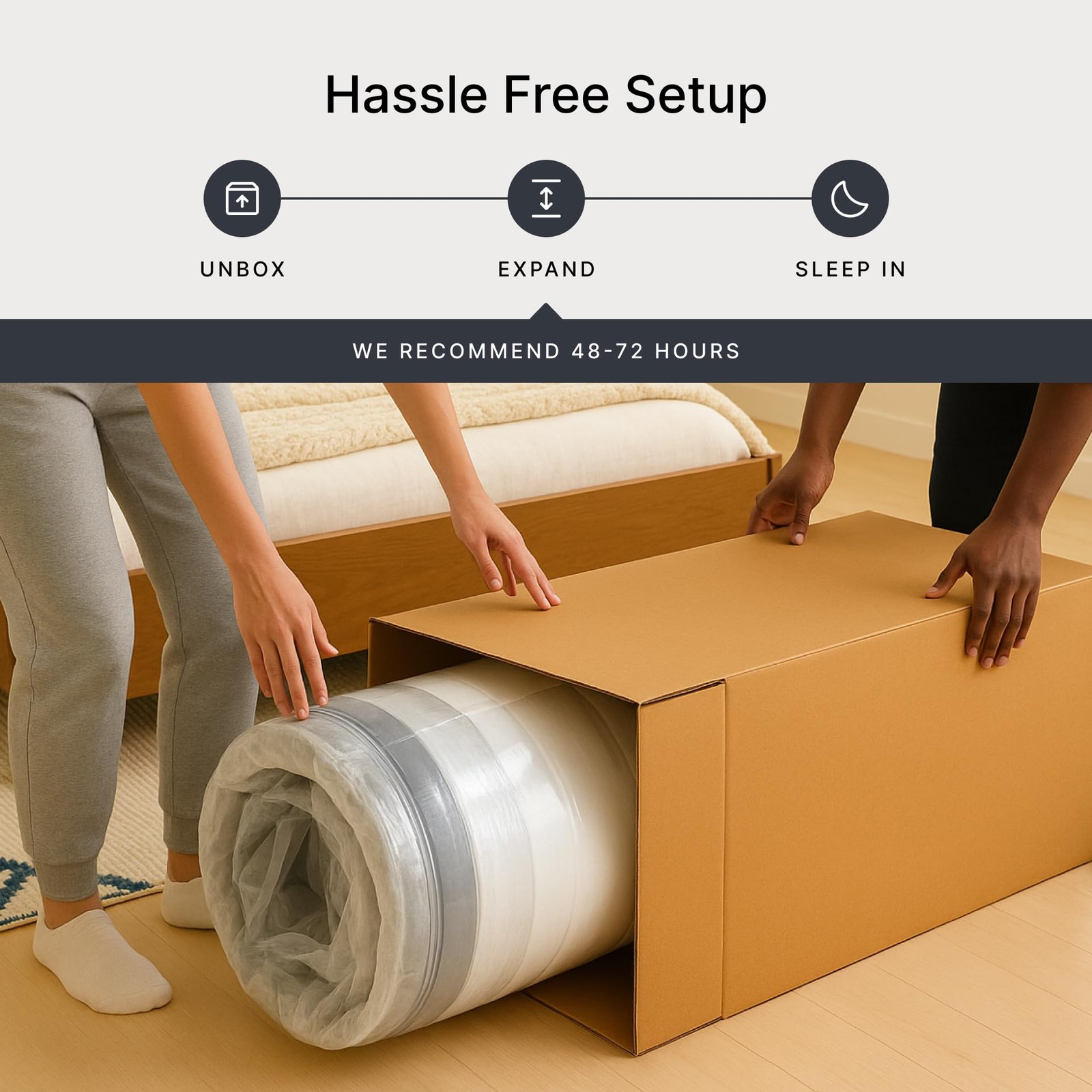 Signature Design by Ashley Chime Hybrid Full 12 Mattress with Gel Memory Foam,