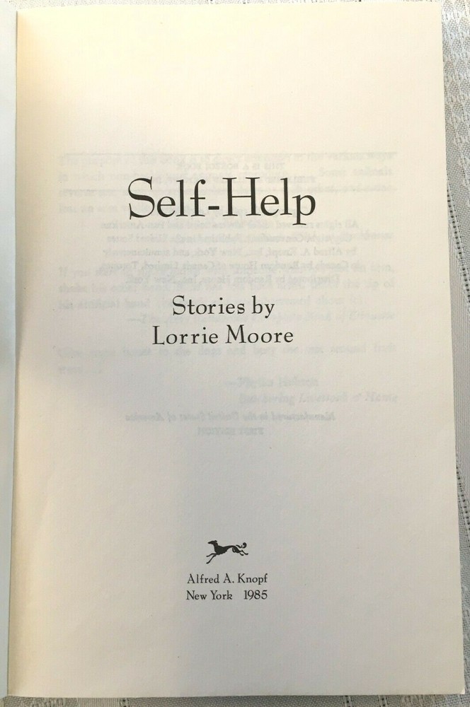 Self-Help, Lorrie Moore, 1985