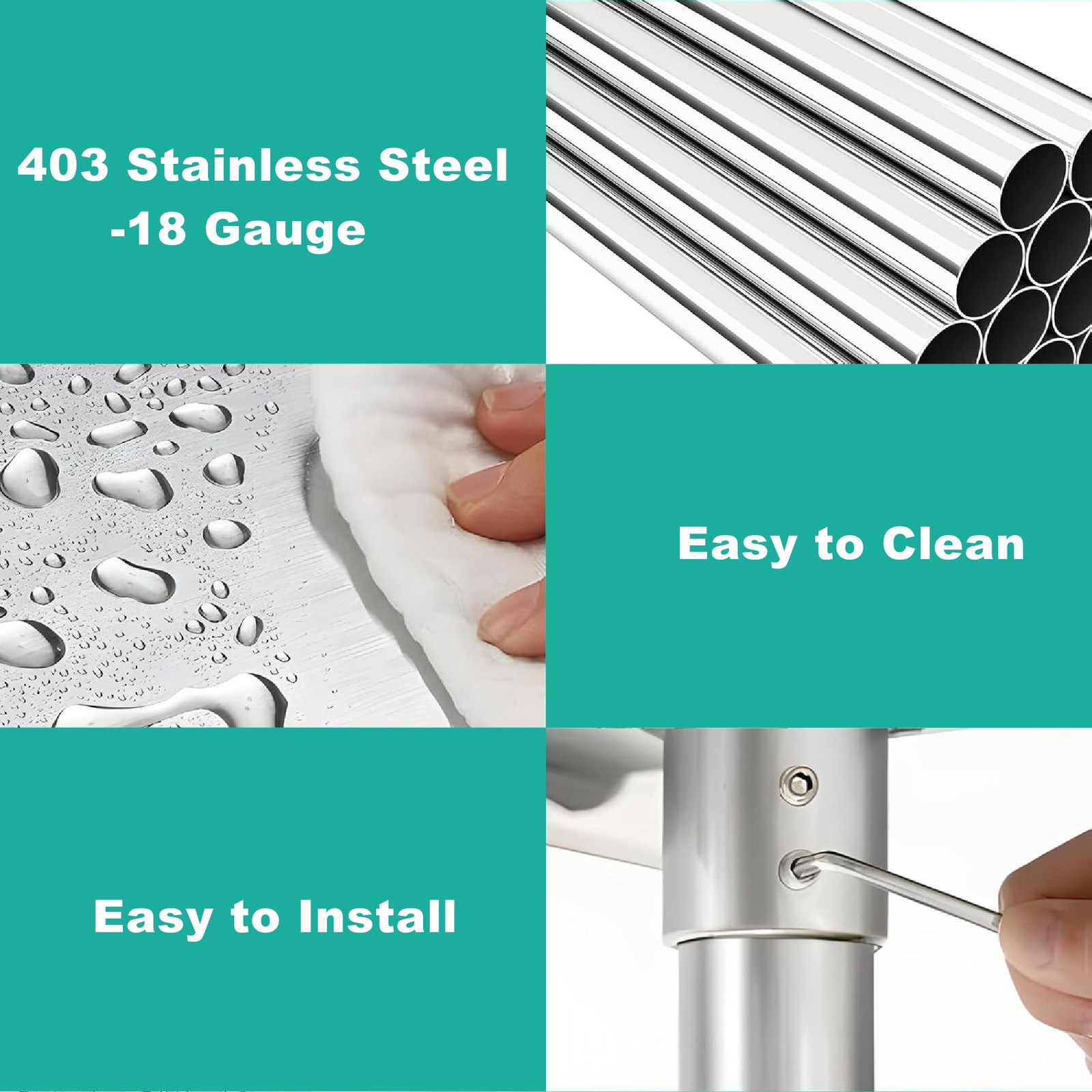 18'' x 60'' Stainless Steel Work Table NSF Commercial Heavy Duty Prep Worktables