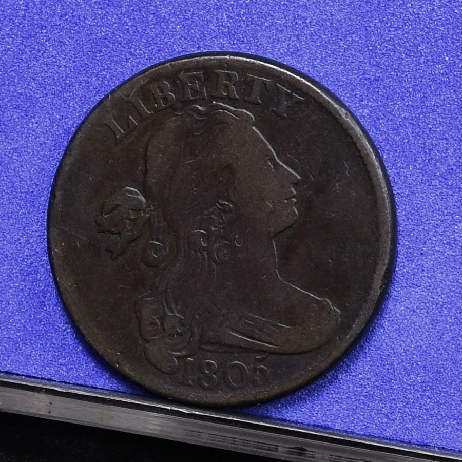 1805 Large Cent - XF Details, Rough Planchet (#58941-L)