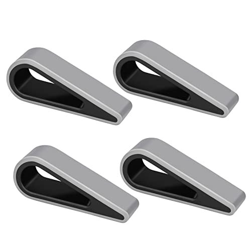 Universal Laptop/Computer Keyboard Stands, [4 Pack] Rubber Tilting 01-Black