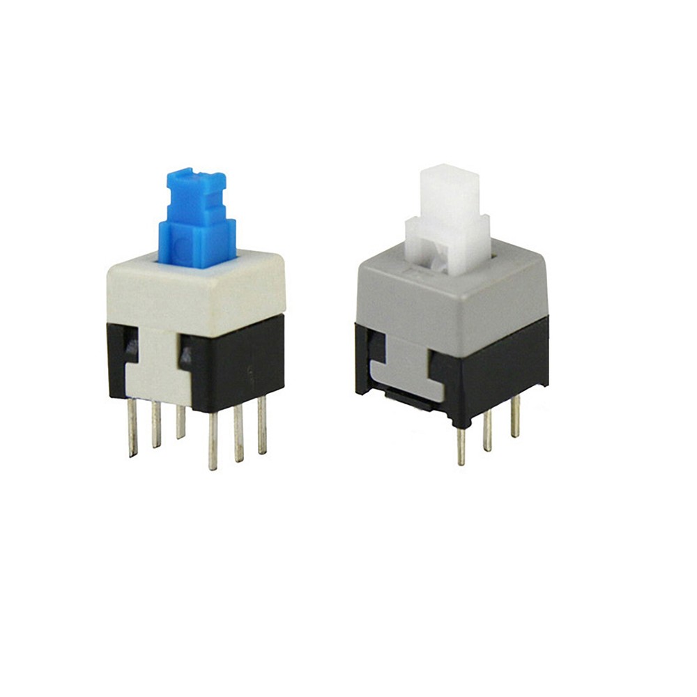 Miniature Tactile Push Button Switch PCB Mounted Momentary/Latching SPST 3/6 Pin